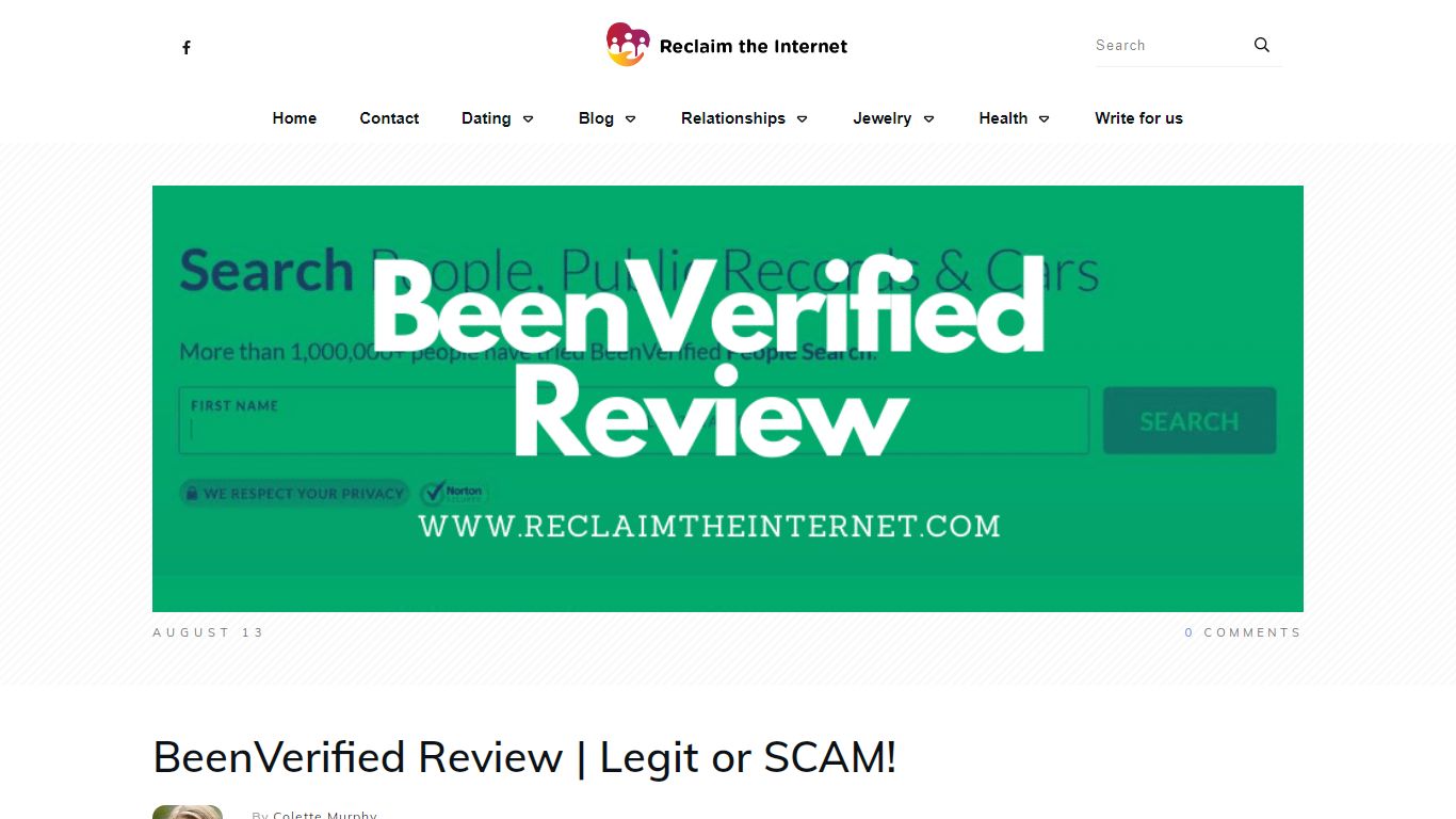 BeenVerified Review | Legit or SCAM! - Reclaim The Internet